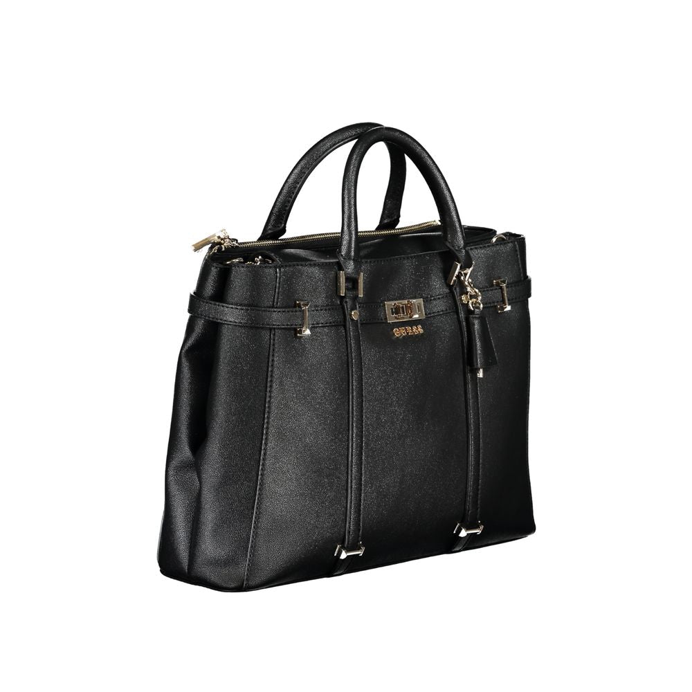 Guess Black Polyethylene Handbag - Luksusmuotia Guess Jeans - Tutustu YVES JAVANNI® 