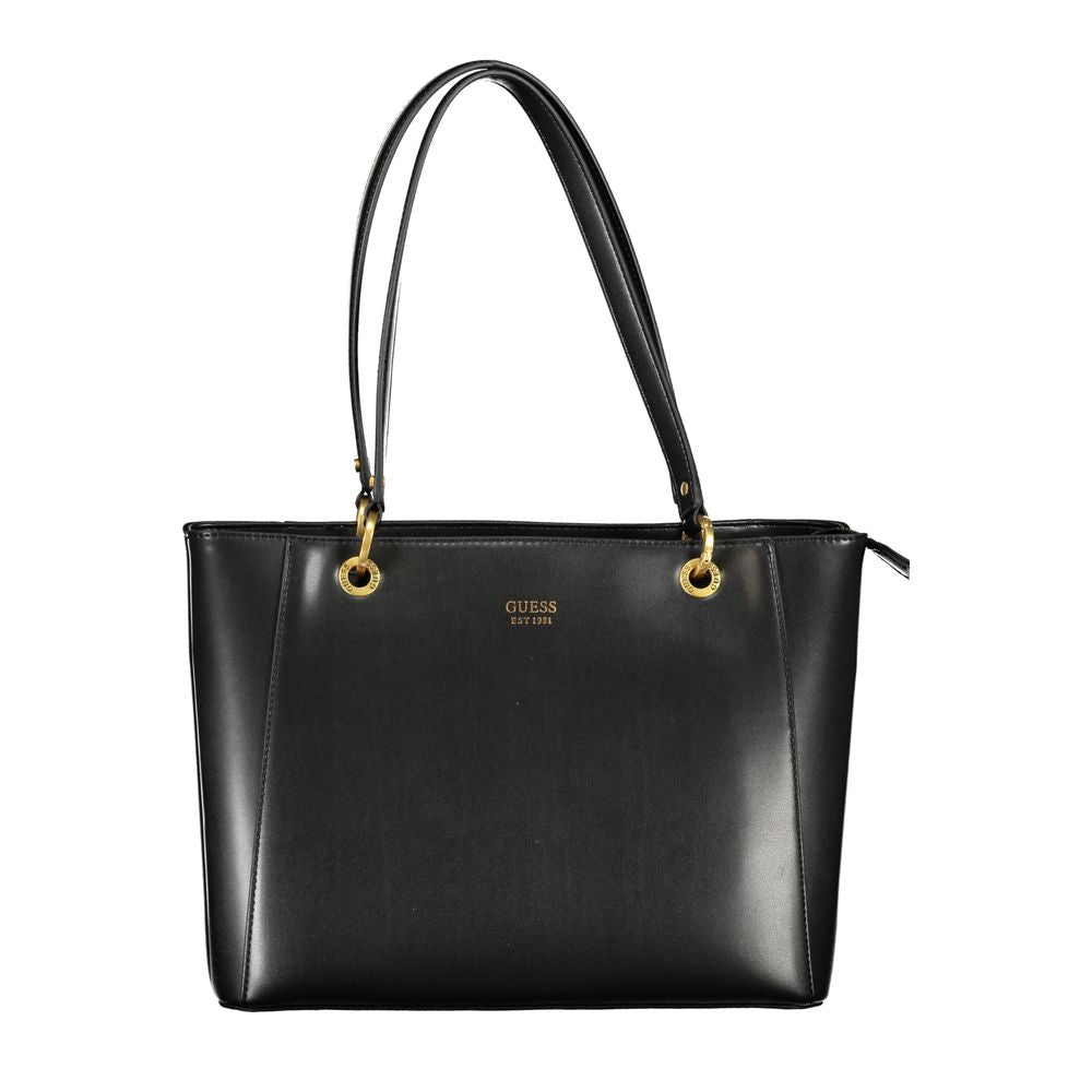 Guess Black Polyethylene Handbag - Luksusmuotia Guess Jeans - Tutustu YVES JAVANNI® 