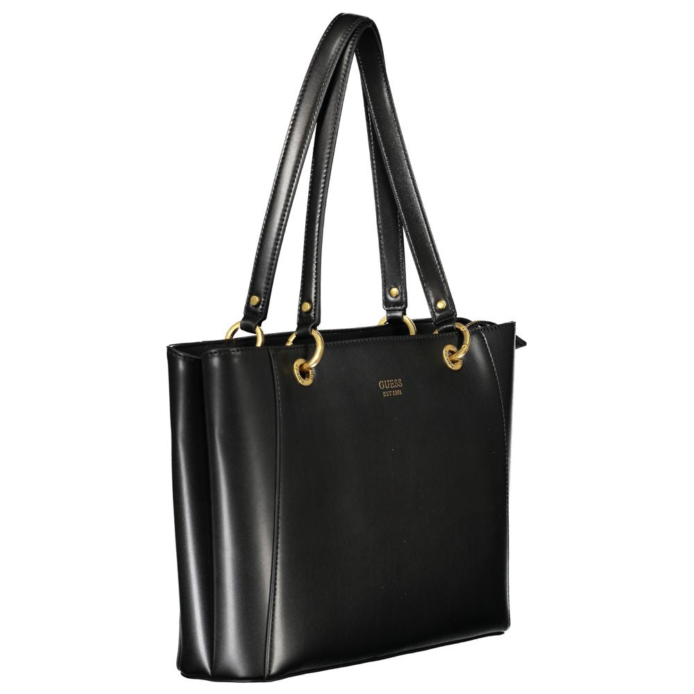 Guess Black Polyethylene Handbag - Luksusmuotia Guess Jeans - Tutustu YVES JAVANNI® 