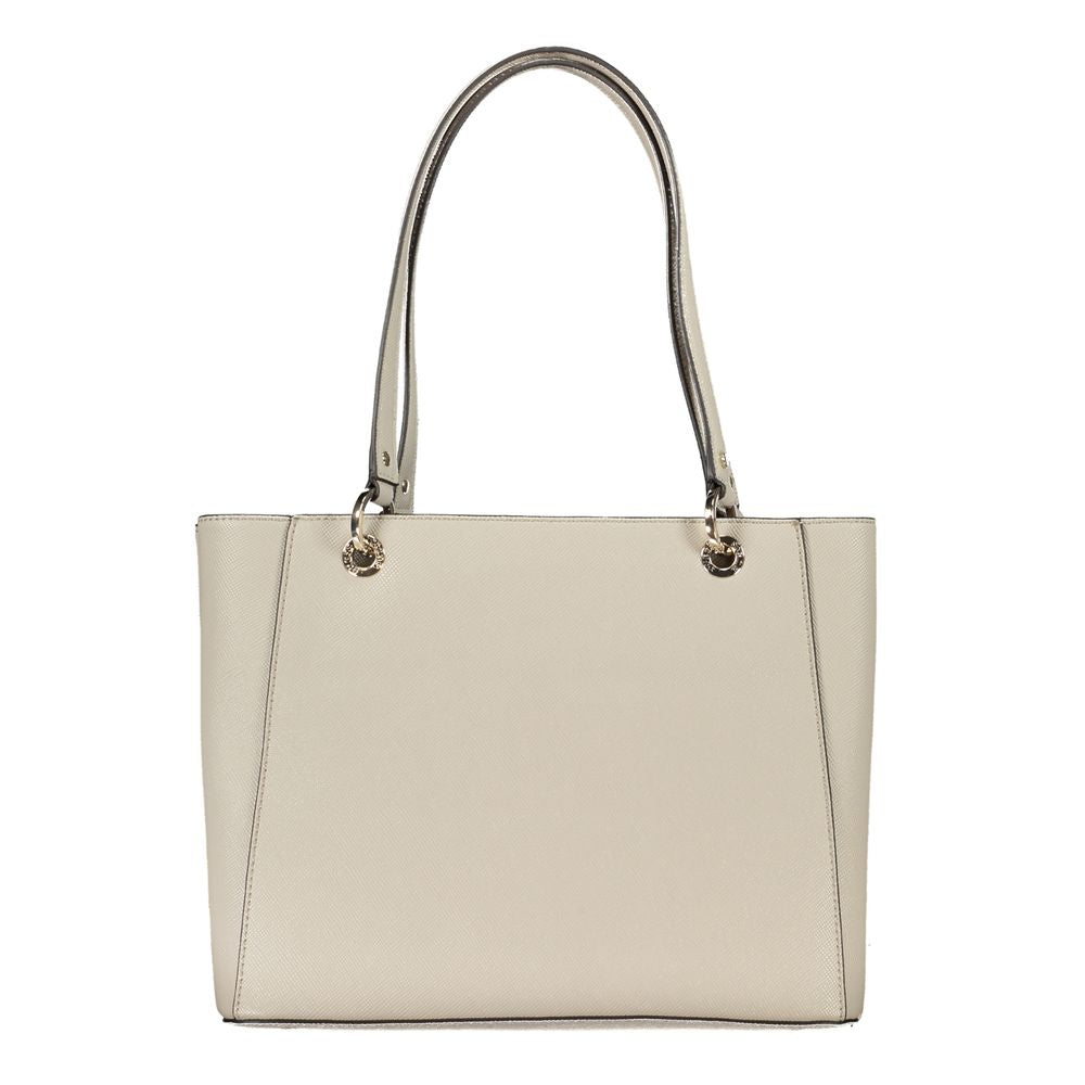 Guess Beige Polyethylene Handbag - Luksusmuotia Guess Jeans - Tutustu YVES JAVANNI® 