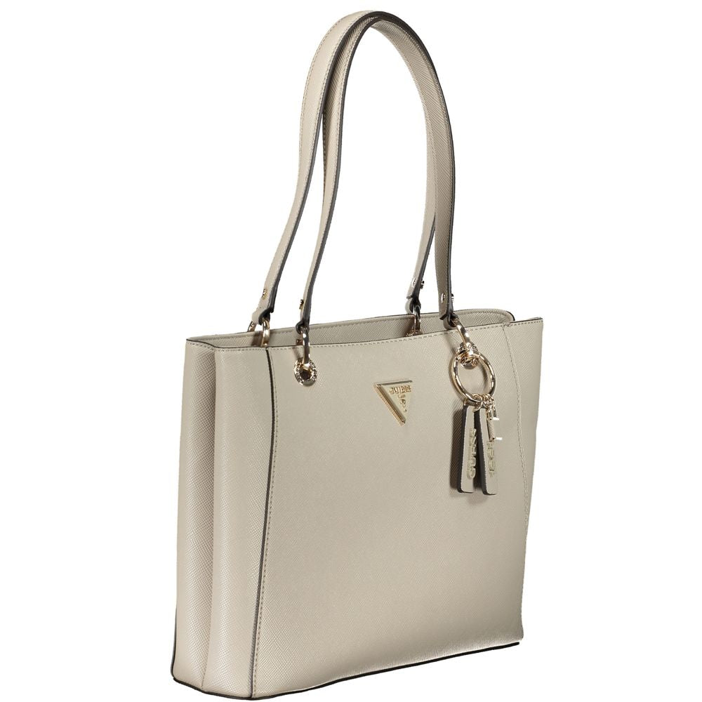 Guess Beige Polyethylene Handbag - Luksusmuotia Guess Jeans - Tutustu YVES JAVANNI® 