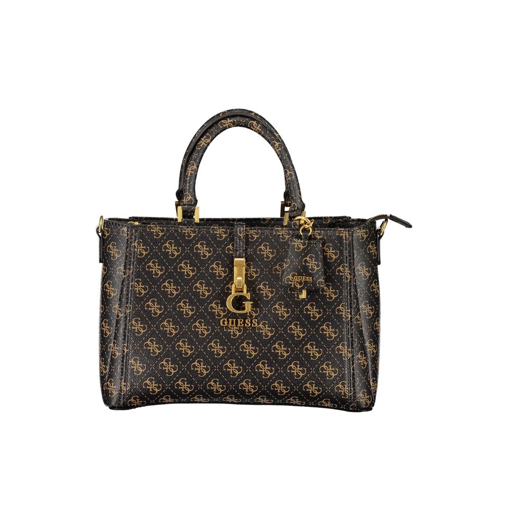 Guess Brown Polyethylene Handbag - Luksusmuotia Guess Jeans - Tutustu YVES JAVANNI® 