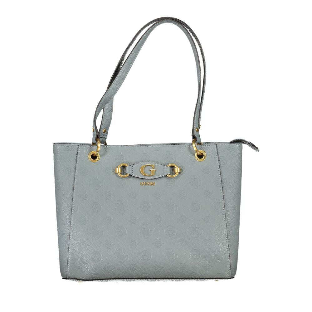 Guess Blue Polyethylene Handbag - Luksusmuotia Guess Jeans - Tutustu YVES JAVANNI® 