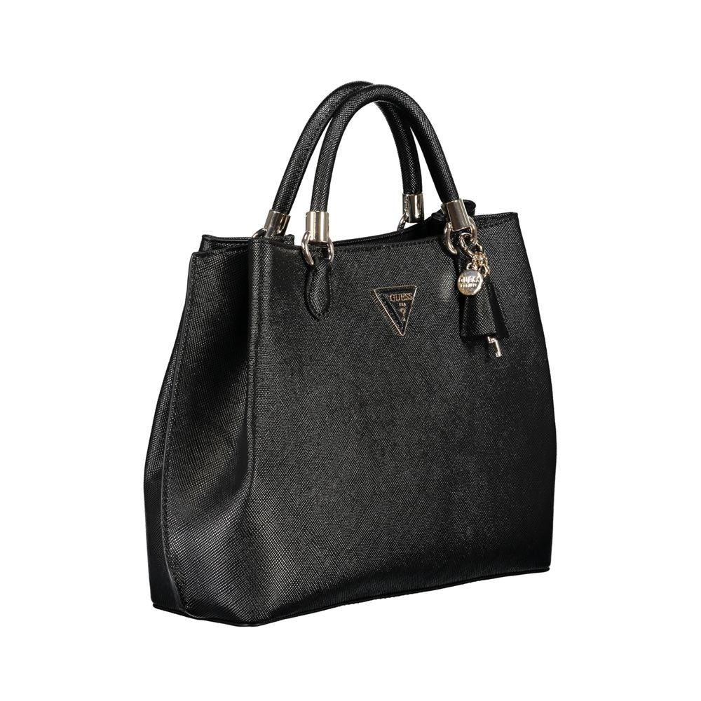 Guess Black Polyethylene Handbag - Luksusmuotia Guess Jeans - Tutustu YVES JAVANNI® 