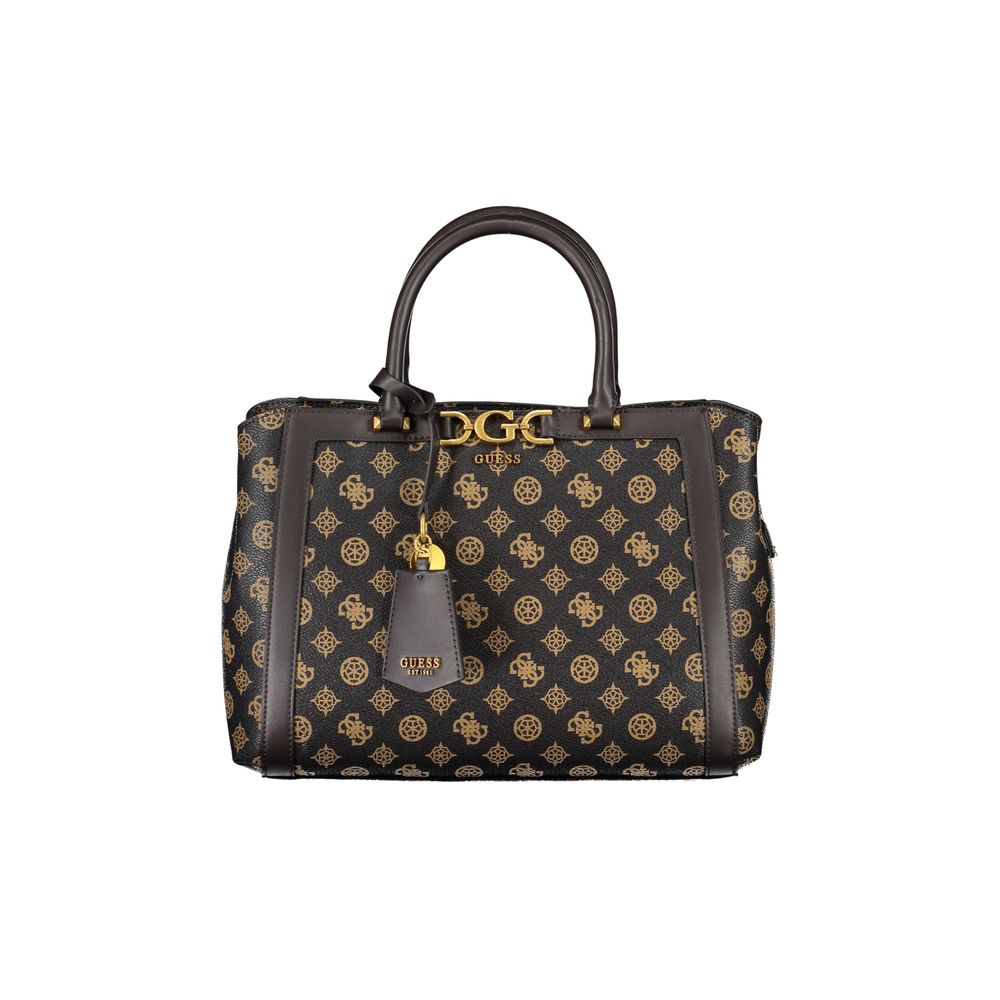 Guess Brown Polyethylene Handbag - Luksusmuotia Guess Jeans - Tutustu YVES JAVANNI® 