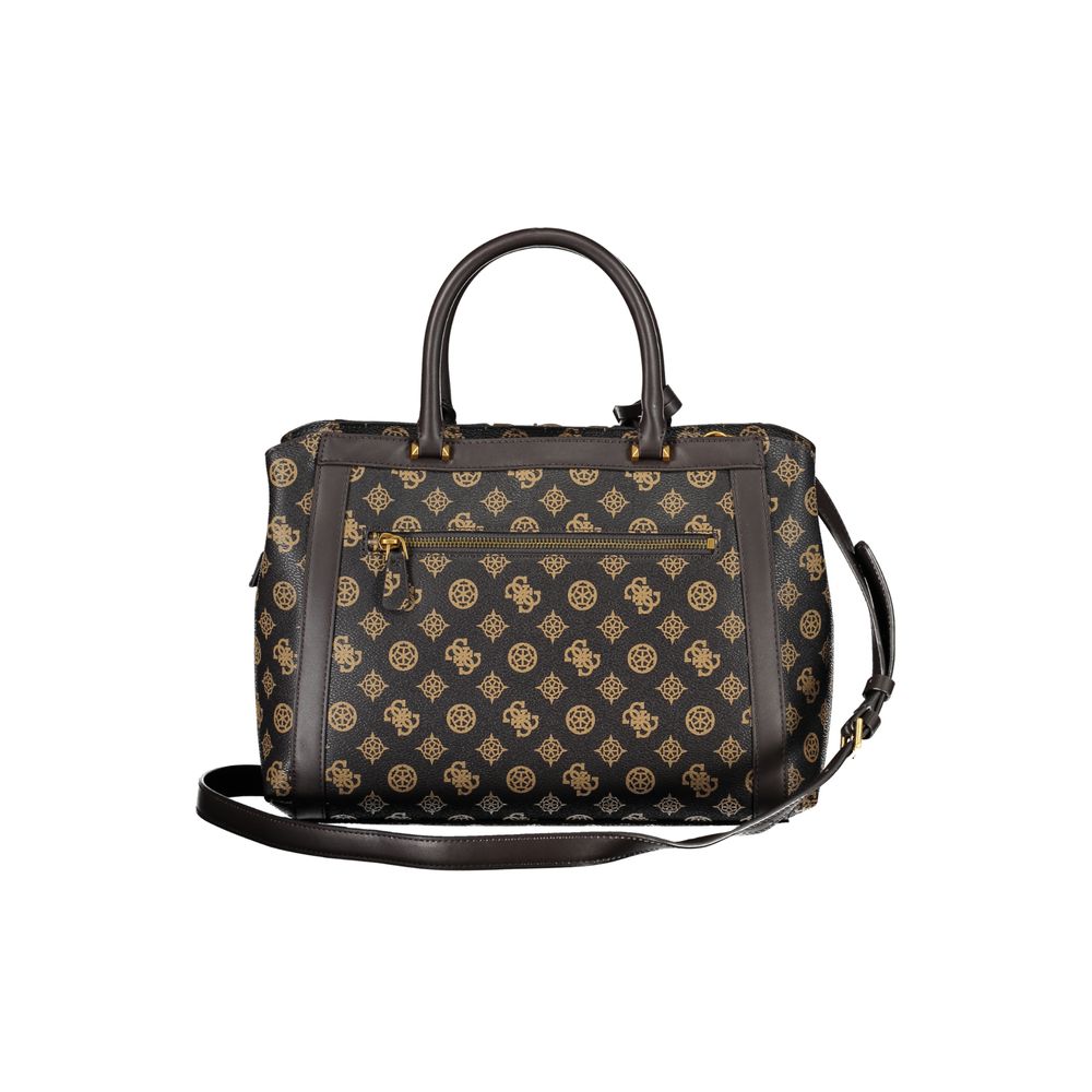 Guess Brown Polyethylene Handbag - Luksusmuotia Guess Jeans - Tutustu YVES JAVANNI® 