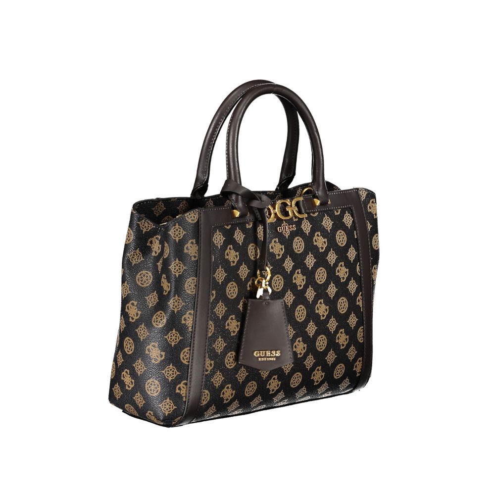 Guess Brown Polyethylene Handbag - Luksusmuotia Guess Jeans - Tutustu YVES JAVANNI® 