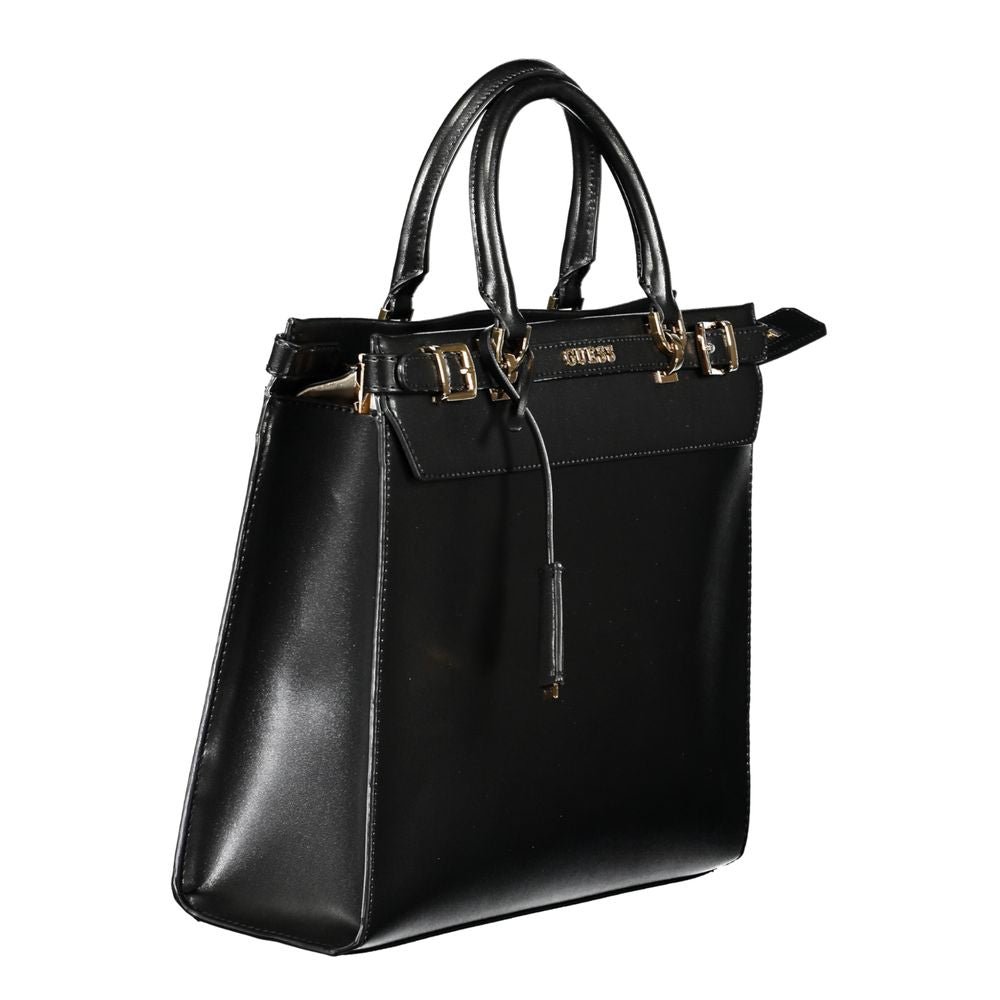 Guess Black Polyethylene Handbag - Luksusmuotia Guess Jeans - Tutustu YVES JAVANNI® 