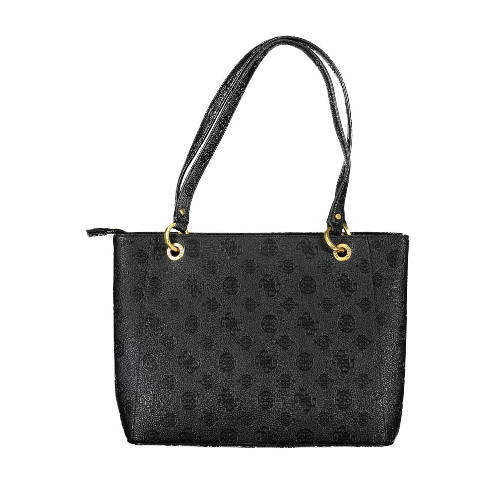 Guess Black Polyethylene Handbag - Luksusmuotia Guess Jeans - Tutustu YVES JAVANNI® 