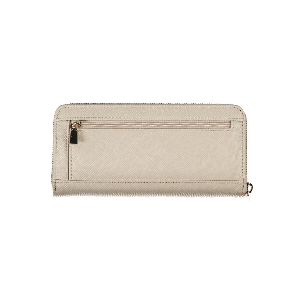 Guess Beige Polyethylene Wallet - Luksusmuotia Guess Jeans - Tutustu YVES JAVANNI® 