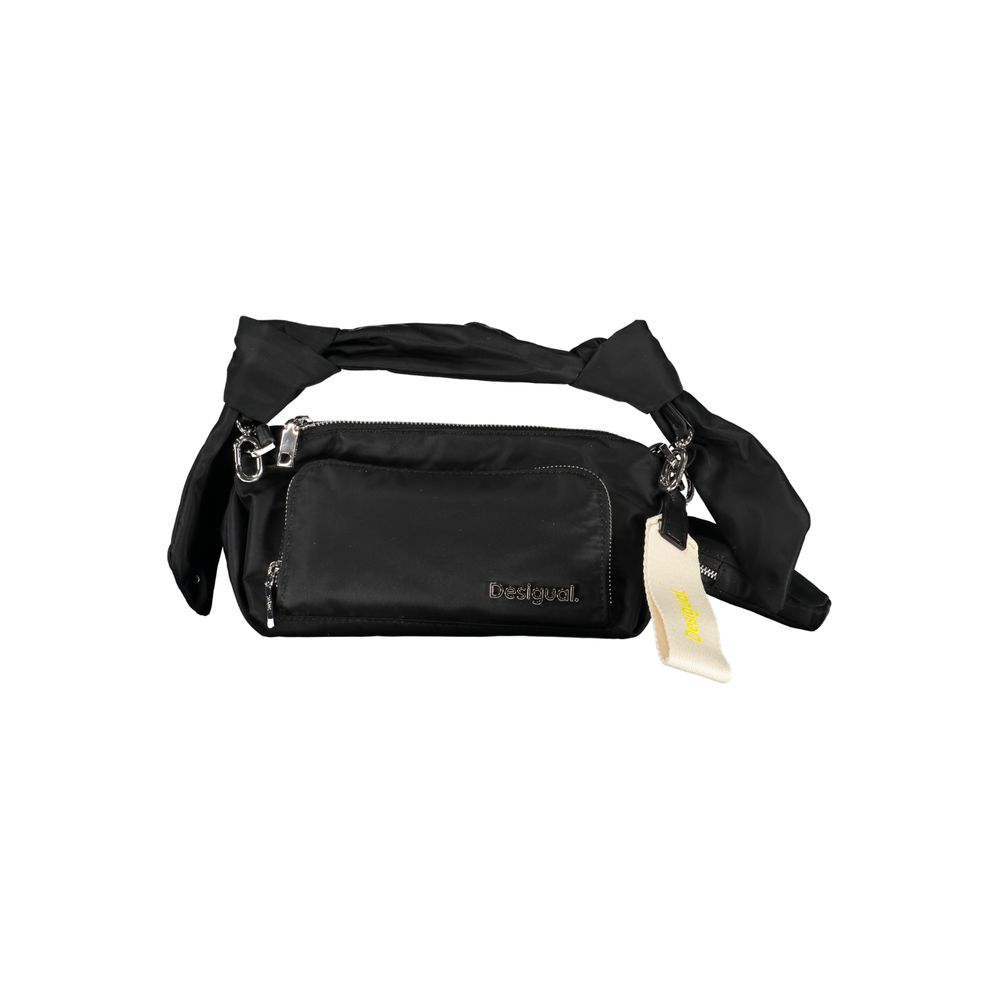 Desigual Black Polyester Handbag - Luksusmuotia Desigual - Tutustu YVES JAVANNI® 