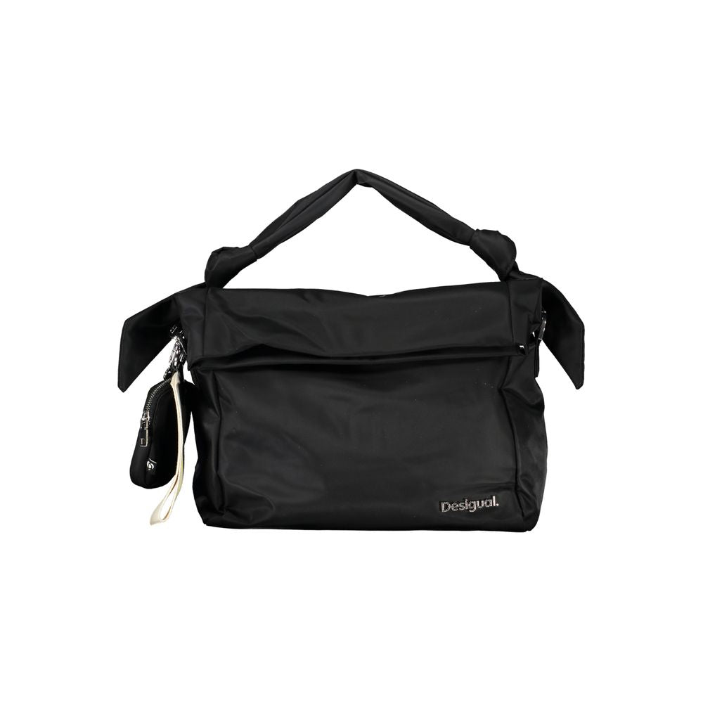 Desigual Black Polyester Handbag - Luksusmuotia Desigual - Tutustu YVES JAVANNI® 