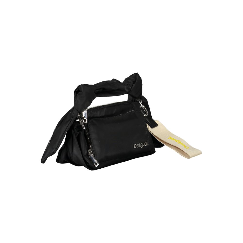 Desigual Black Polyester Handbag - Luksusmuotia Desigual - Tutustu YVES JAVANNI® 