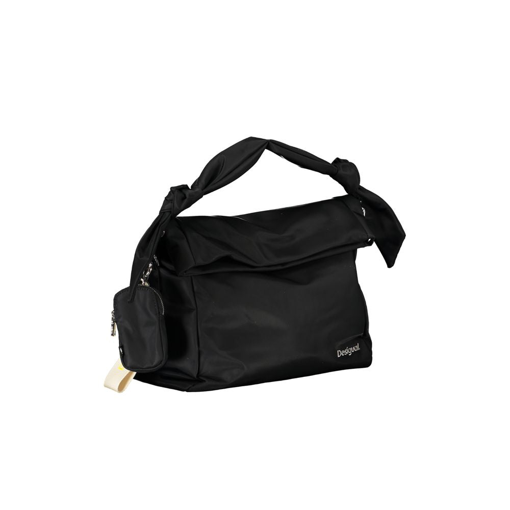 Desigual Black Polyester Handbag - Luksusmuotia Desigual - Tutustu YVES JAVANNI® 