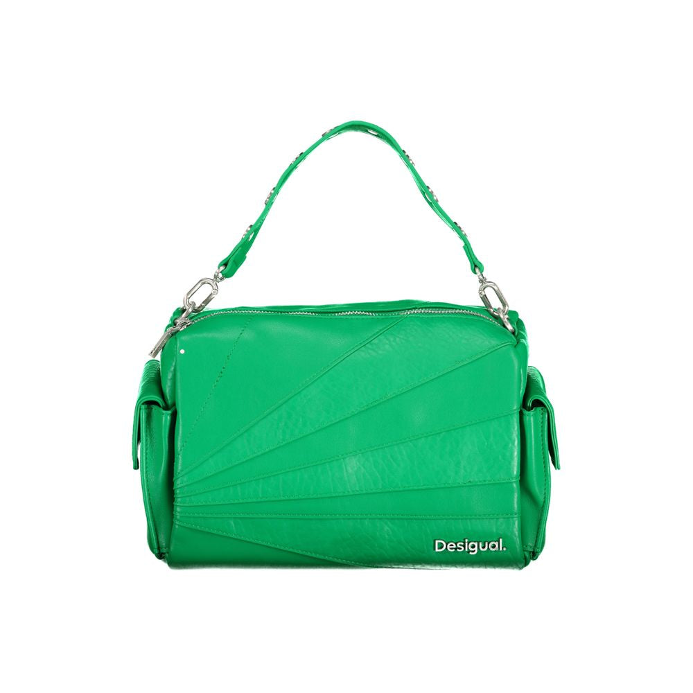 Desigual Green Polyethylene Handbag - Luksusmuotia Desigual - Tutustu YVES JAVANNI® 