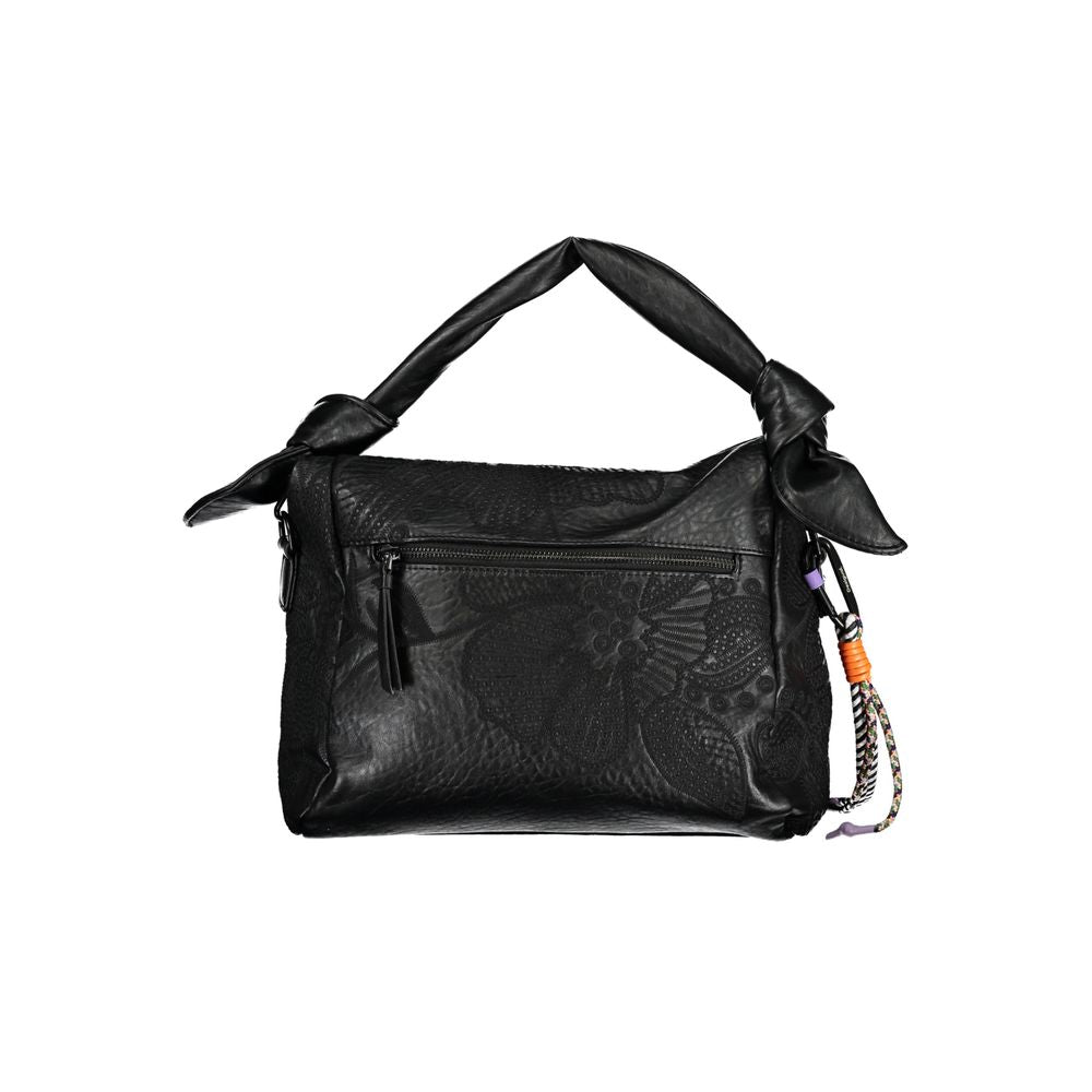 Desigual Black Polyethylene Handbag - Luksusmuotia Desigual - Tutustu YVES JAVANNI® 