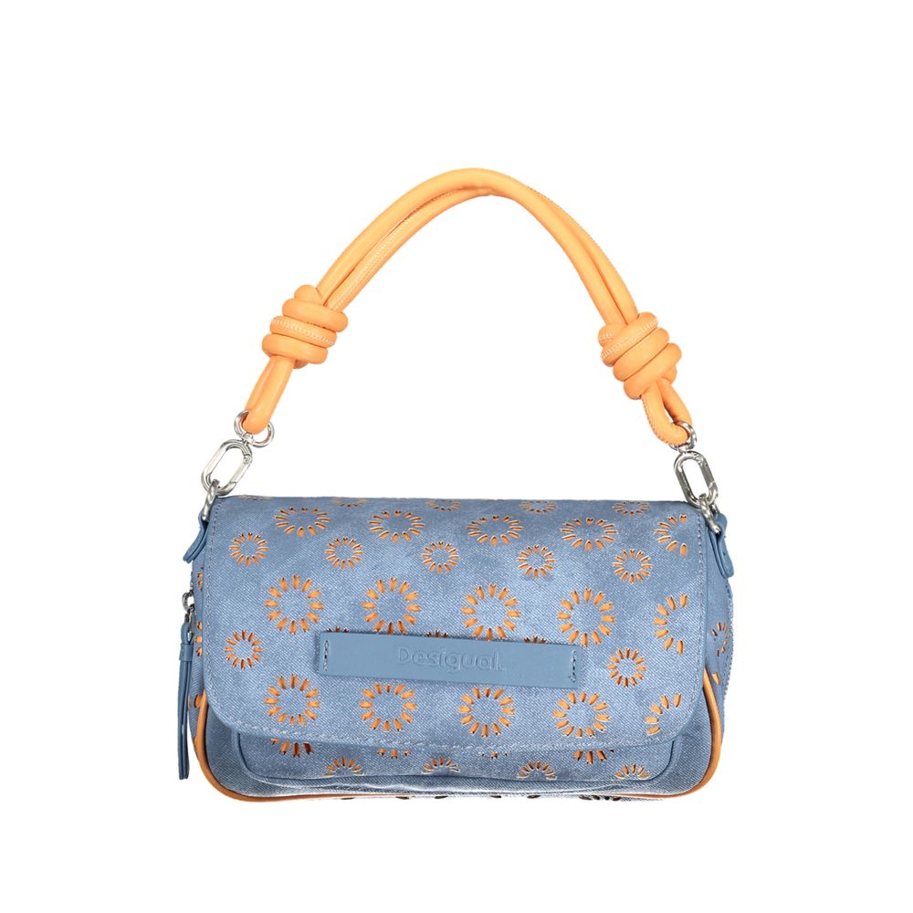 Desigual Light Blue Polyethylene Handbag - Luksusmuotia Desigual - Tutustu YVES JAVANNI® 