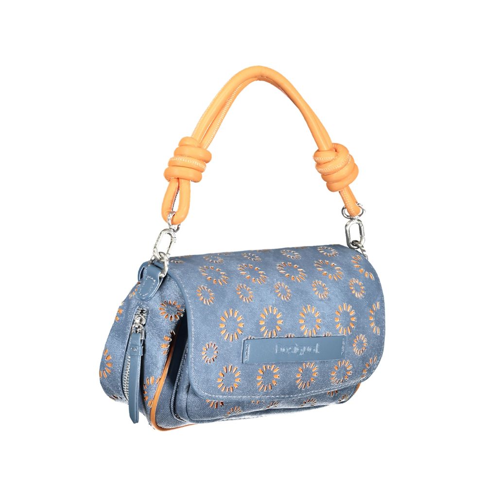 Desigual Light Blue Polyethylene Handbag - Luksusmuotia Desigual - Tutustu YVES JAVANNI® 