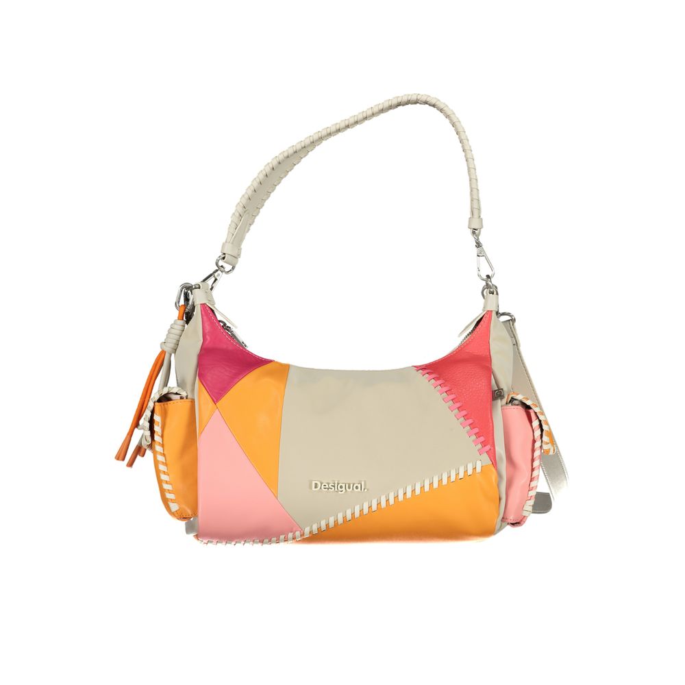 Desigual Beige Polyethylene Handbag - Luksusmuotia Desigual - Tutustu YVES JAVANNI® 