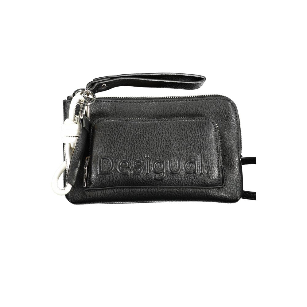 Desigual Black Polyethylene Handbag - Luksusmuotia Desigual - Tutustu YVES JAVANNI® 