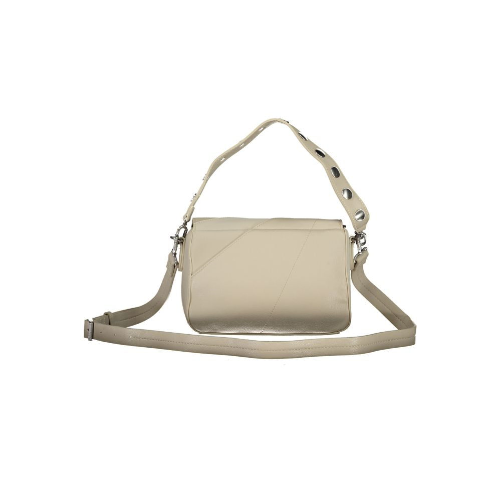 Desigual Beige Polyethylene Handbag - Luksusmuotia Desigual - Tutustu YVES JAVANNI® 