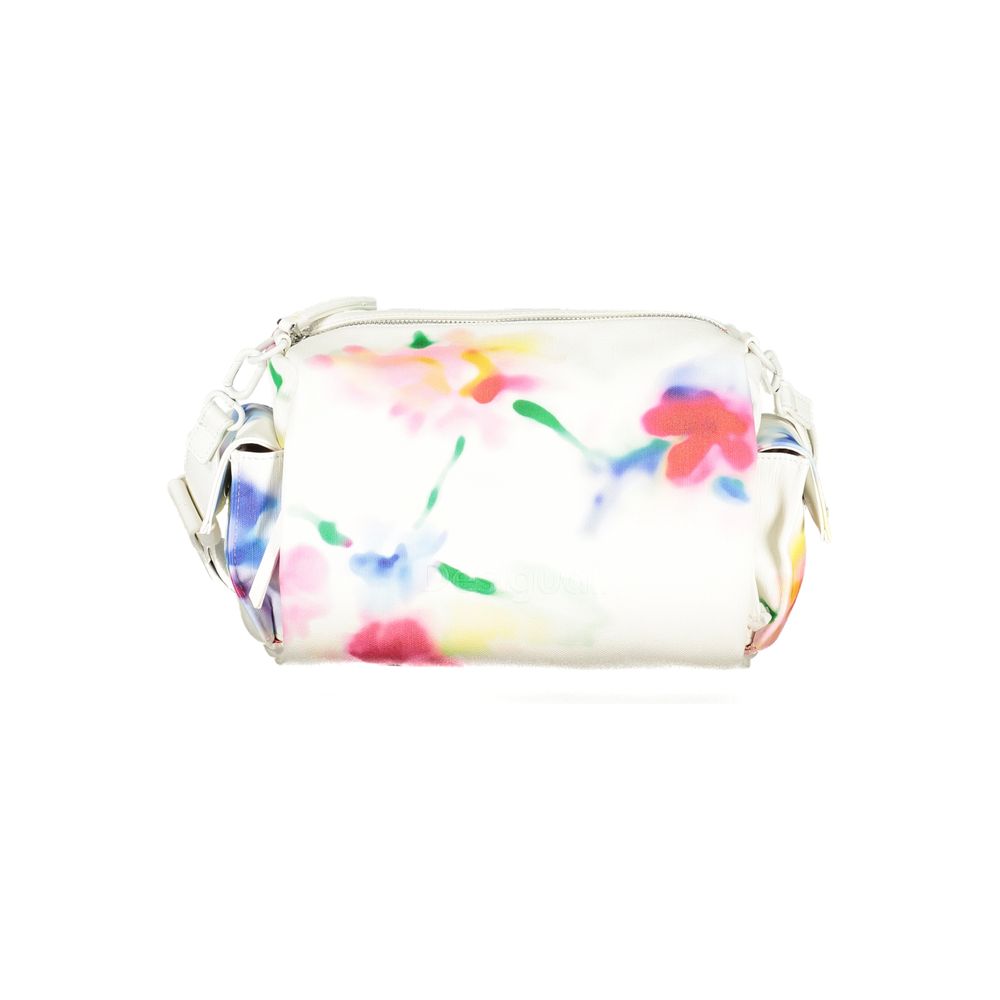 Desigual White Polyethylene Handbag - Luksusmuotia Desigual - Tutustu YVES JAVANNI® 