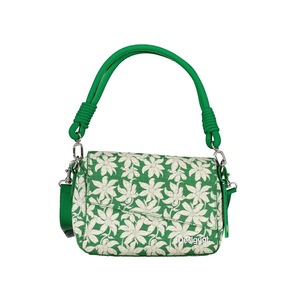 Desigual Green Polyethylene Handbag - Luksuslaukut ja asusteet Desigual - Tutustu YVES JAVANNI® 