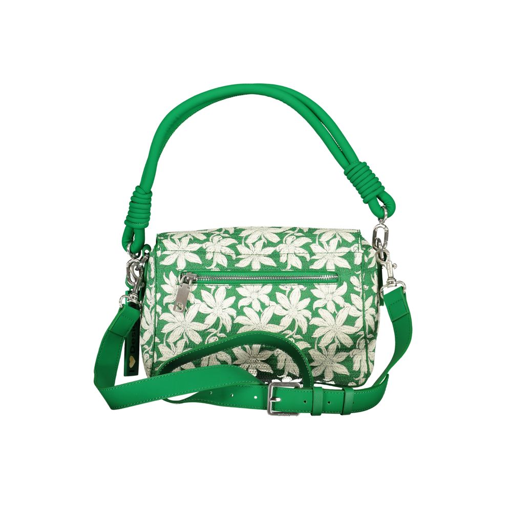 Desigual Green Polyethylene Handbag - Luksusmuotia Desigual - Tutustu YVES JAVANNI® 