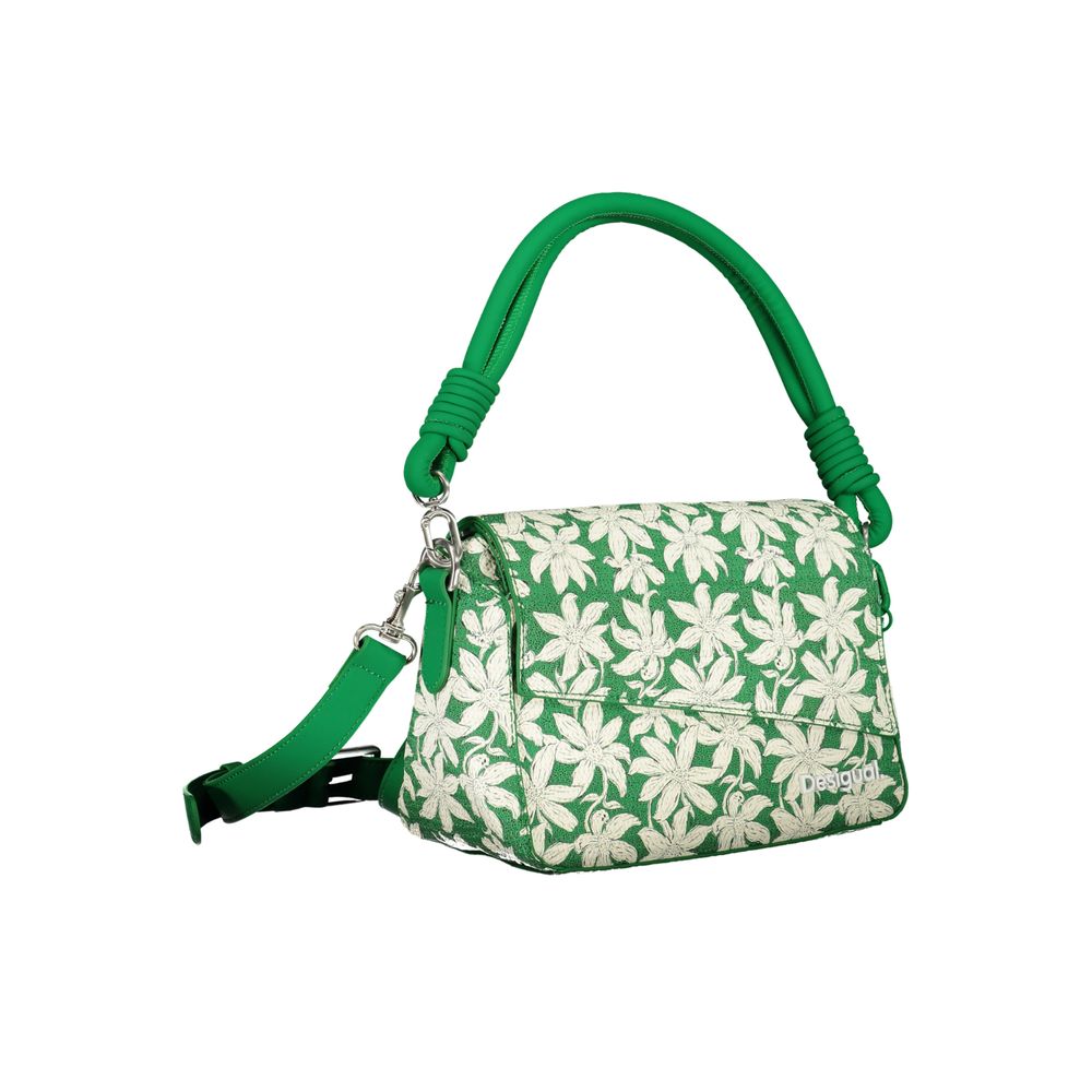 Desigual Green Polyethylene Handbag - Luksusmuotia Desigual - Tutustu YVES JAVANNI® 