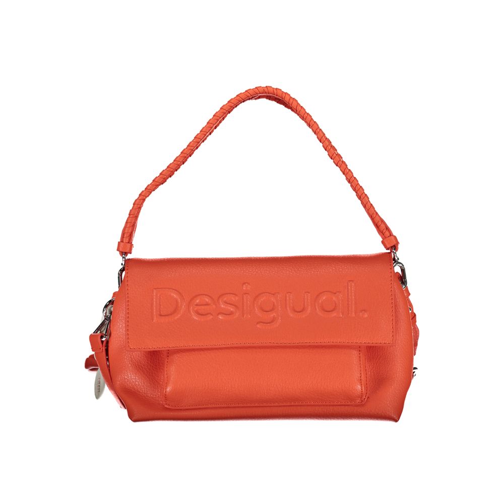 Desigual Pink Polyethylene Handbag - Luksusmuotia Desigual - Tutustu YVES JAVANNI® 