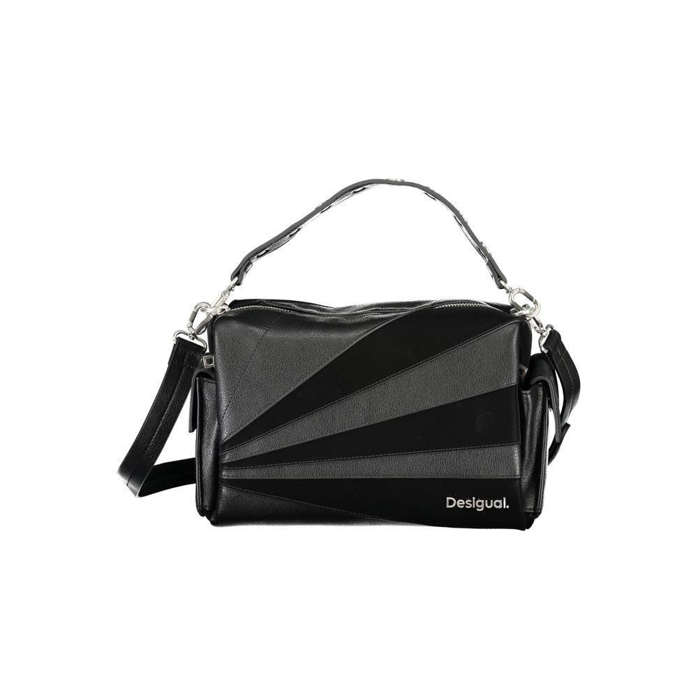 Desigual Black Polyethylene Handbag - Luksusmuotia Desigual - Tutustu YVES JAVANNI® 