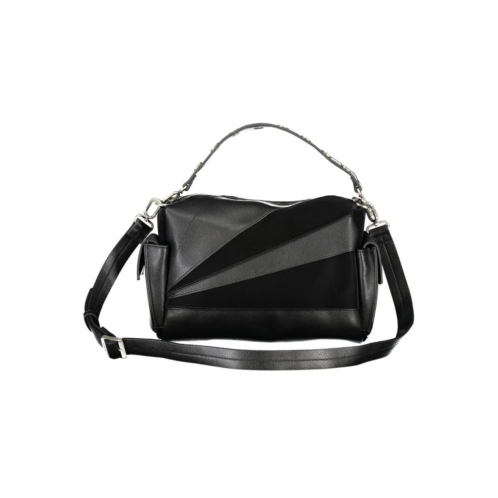 Desigual Black Polyethylene Handbag - Luksusmuotia Desigual - Tutustu YVES JAVANNI® 