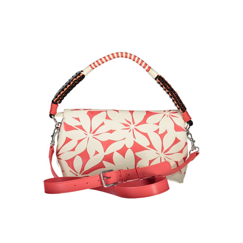 Desigual White Polyethylene Handbag - Luksusmuotia Desigual - Tutustu YVES JAVANNI® 