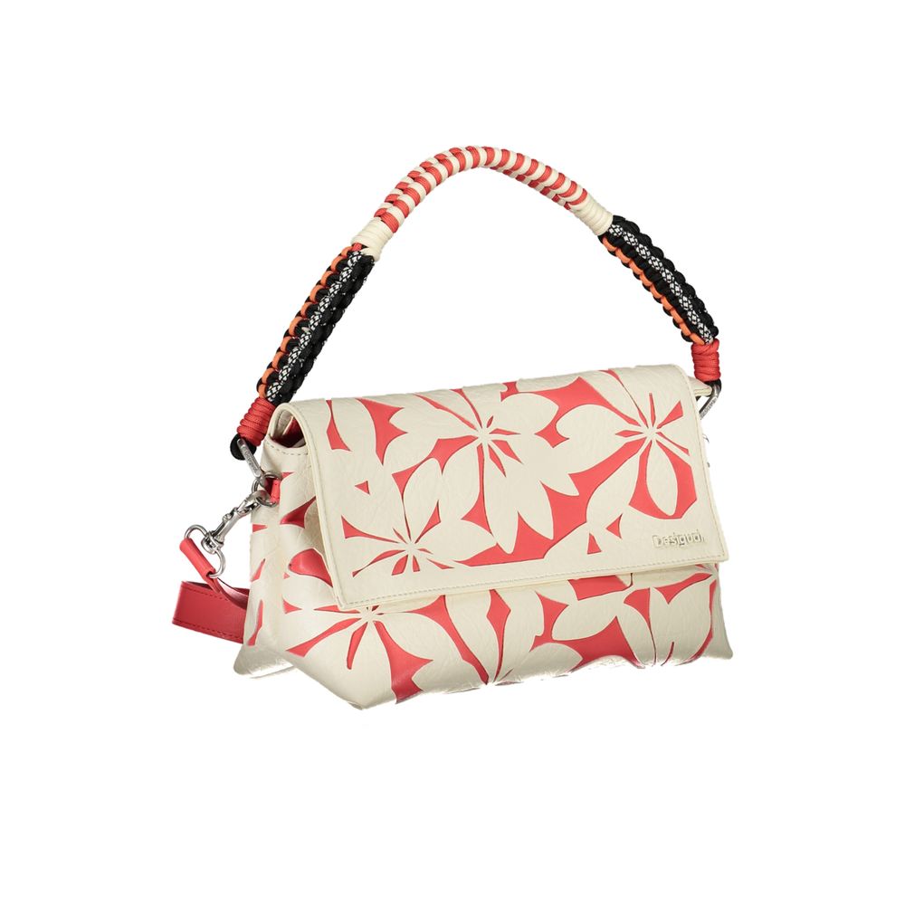 Desigual White Polyethylene Handbag - Luksusmuotia Desigual - Tutustu YVES JAVANNI® 