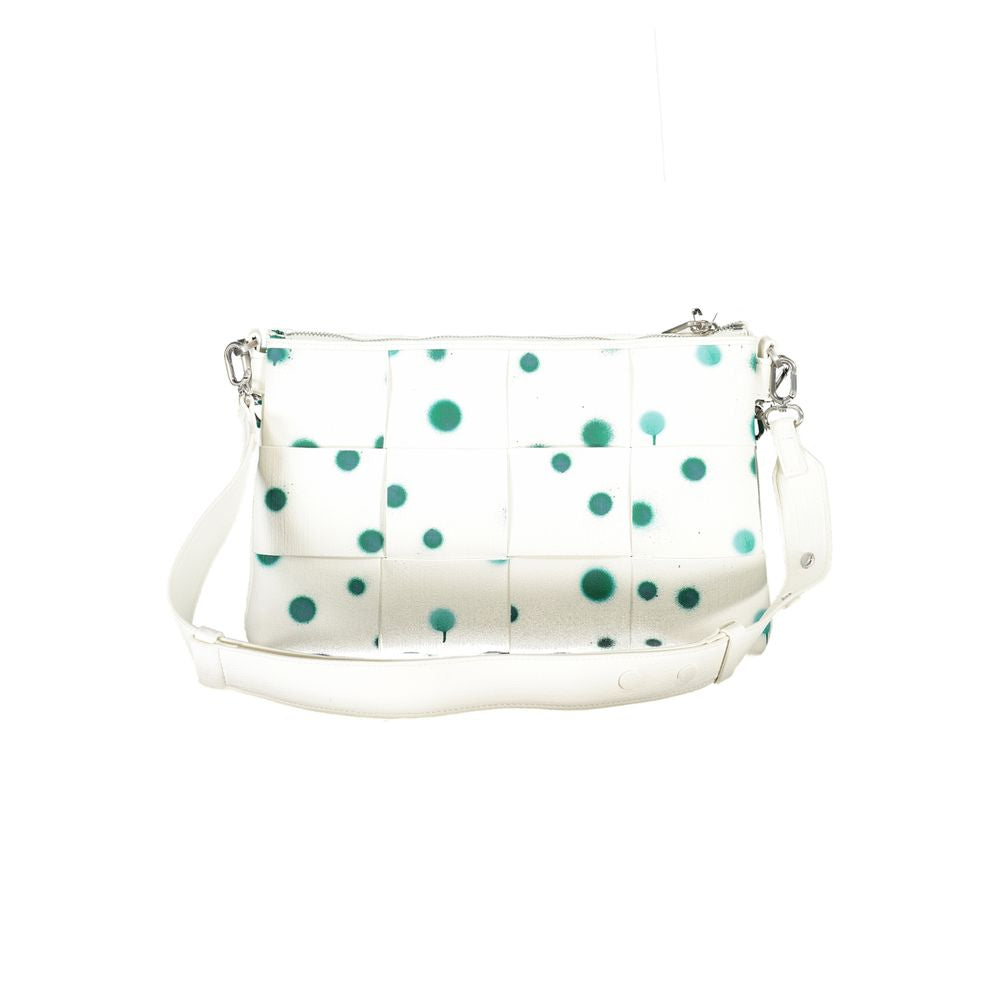 Desigual White Polyethylene Handbag - Luksusmuotia Desigual - Tutustu YVES JAVANNI® 