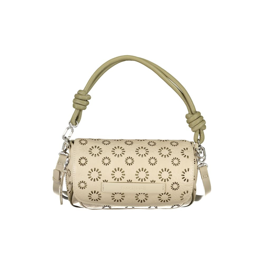 Desigual Beige Polyethylene Handbag - Luksusmuotia Desigual - Tutustu YVES JAVANNI® 