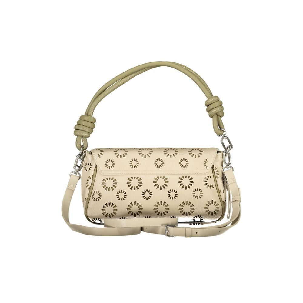 Desigual Beige Polyethylene Handbag - Luksusmuotia Desigual - Tutustu YVES JAVANNI® 