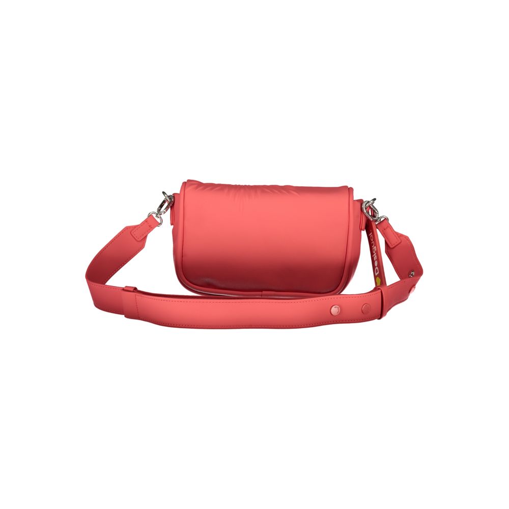 Desigual Red Polyethylene Handbag - Luksusmuotia Desigual - Tutustu YVES JAVANNI® 