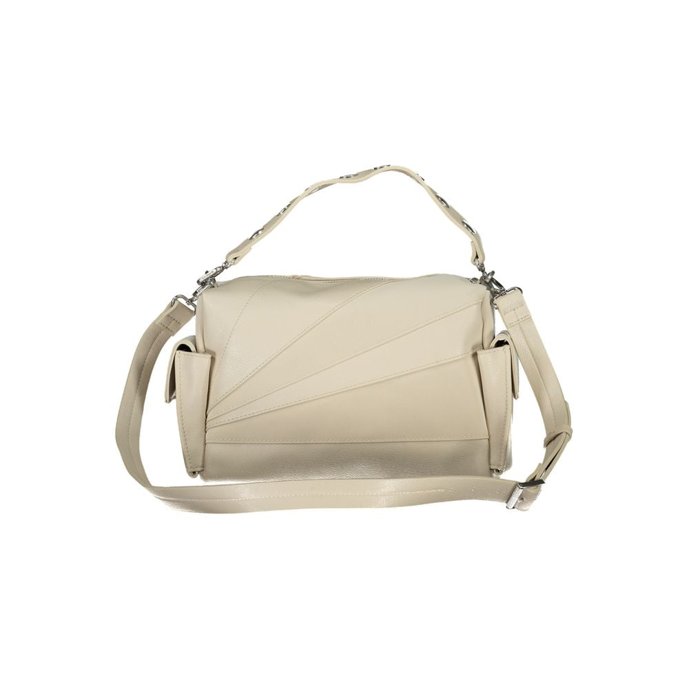 Desigual Beige Polyethylene Handbag - Luksusmuotia Desigual - Tutustu YVES JAVANNI® 