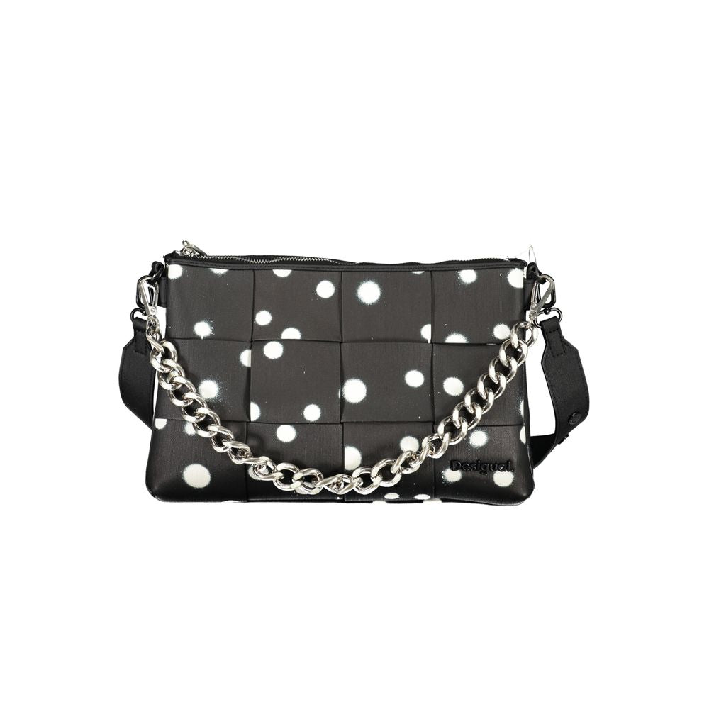 Desigual Black Polyethylene Handbag - Luksusmuotia Desigual - Tutustu YVES JAVANNI® 