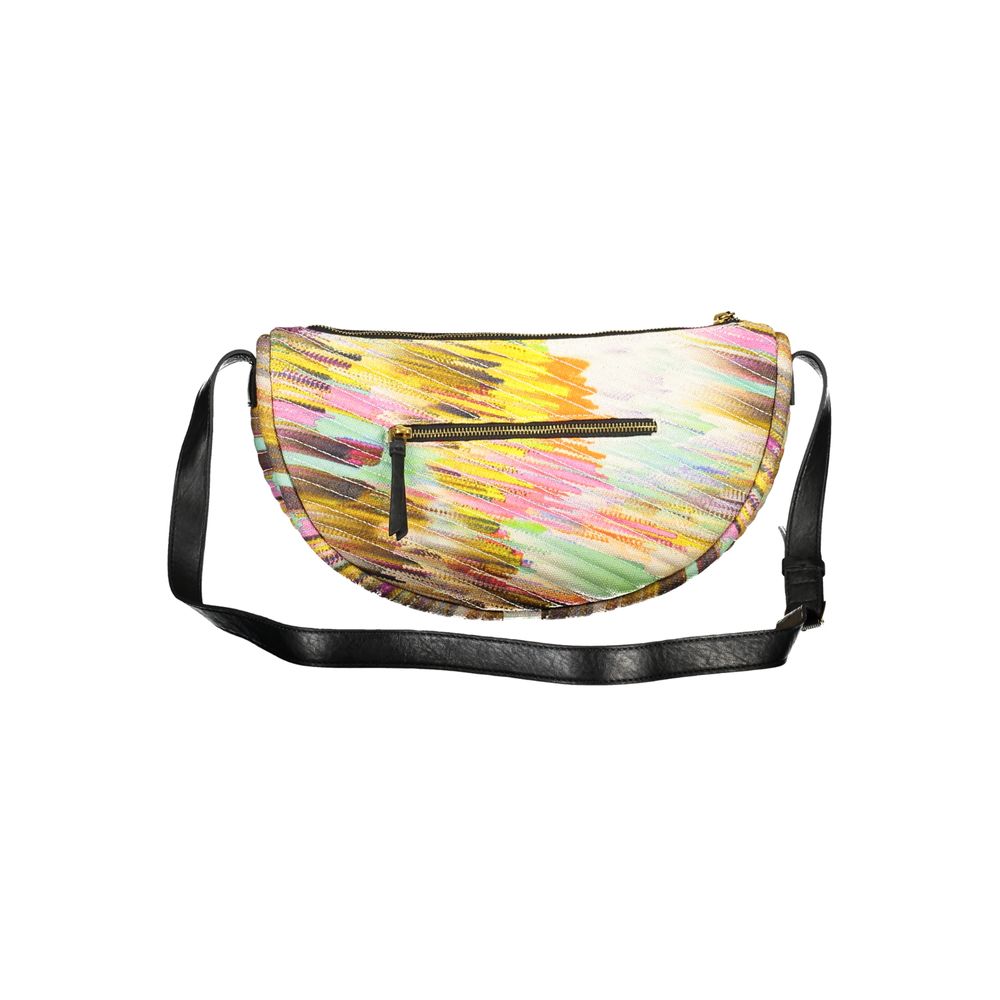 Desigual Yellow Polyester Handbag - Luksusmuotia Desigual - Tutustu YVES JAVANNI® 