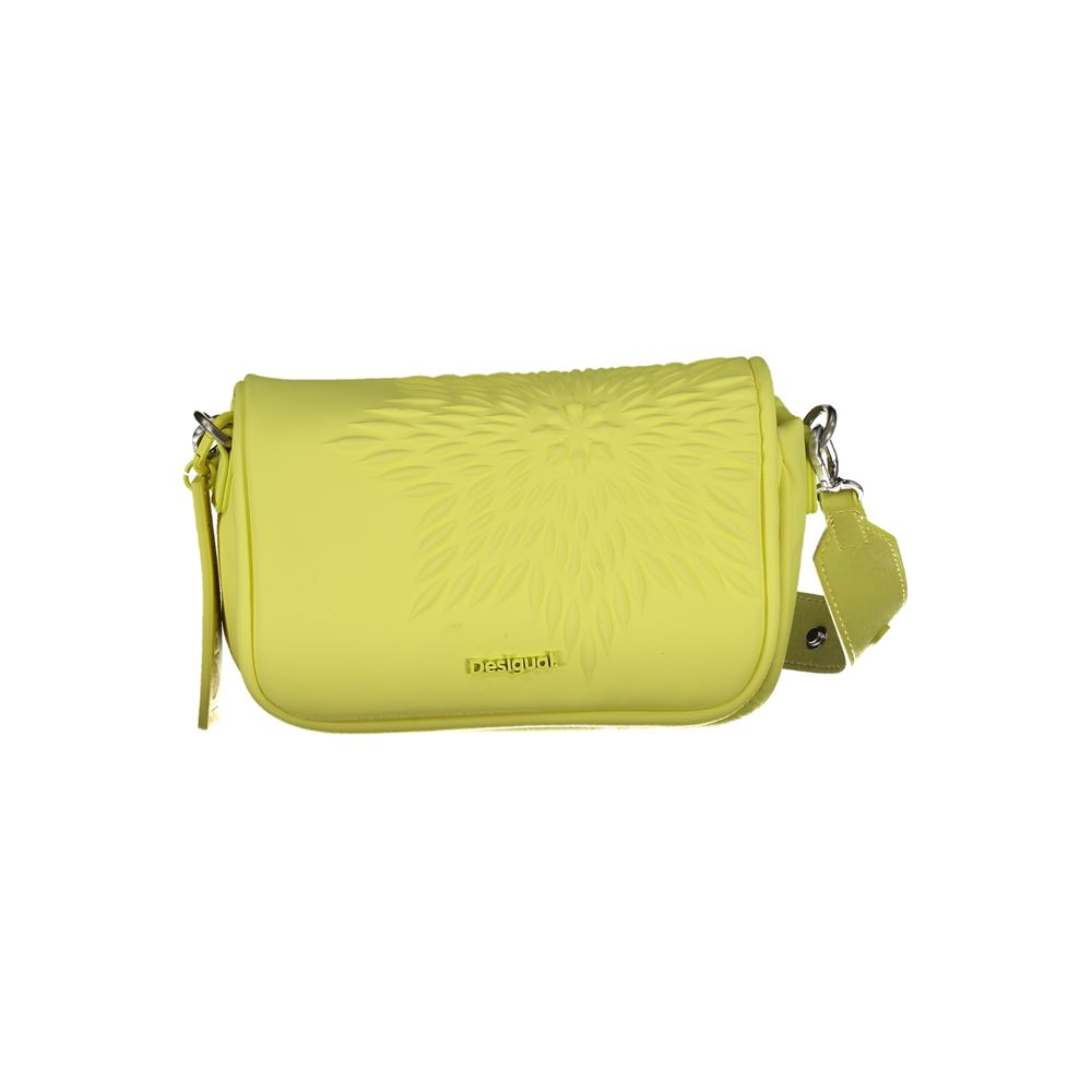 Desigual Yellow Polyethylene Handbag - Luksuslaukut ja asusteet Desigual - Tutustu YVES JAVANNI® 