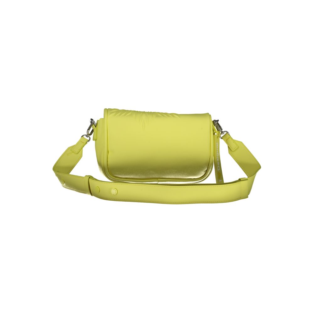 Desigual Yellow Polyethylene Handbag - Luksusmuotia Desigual - Tutustu YVES JAVANNI® 