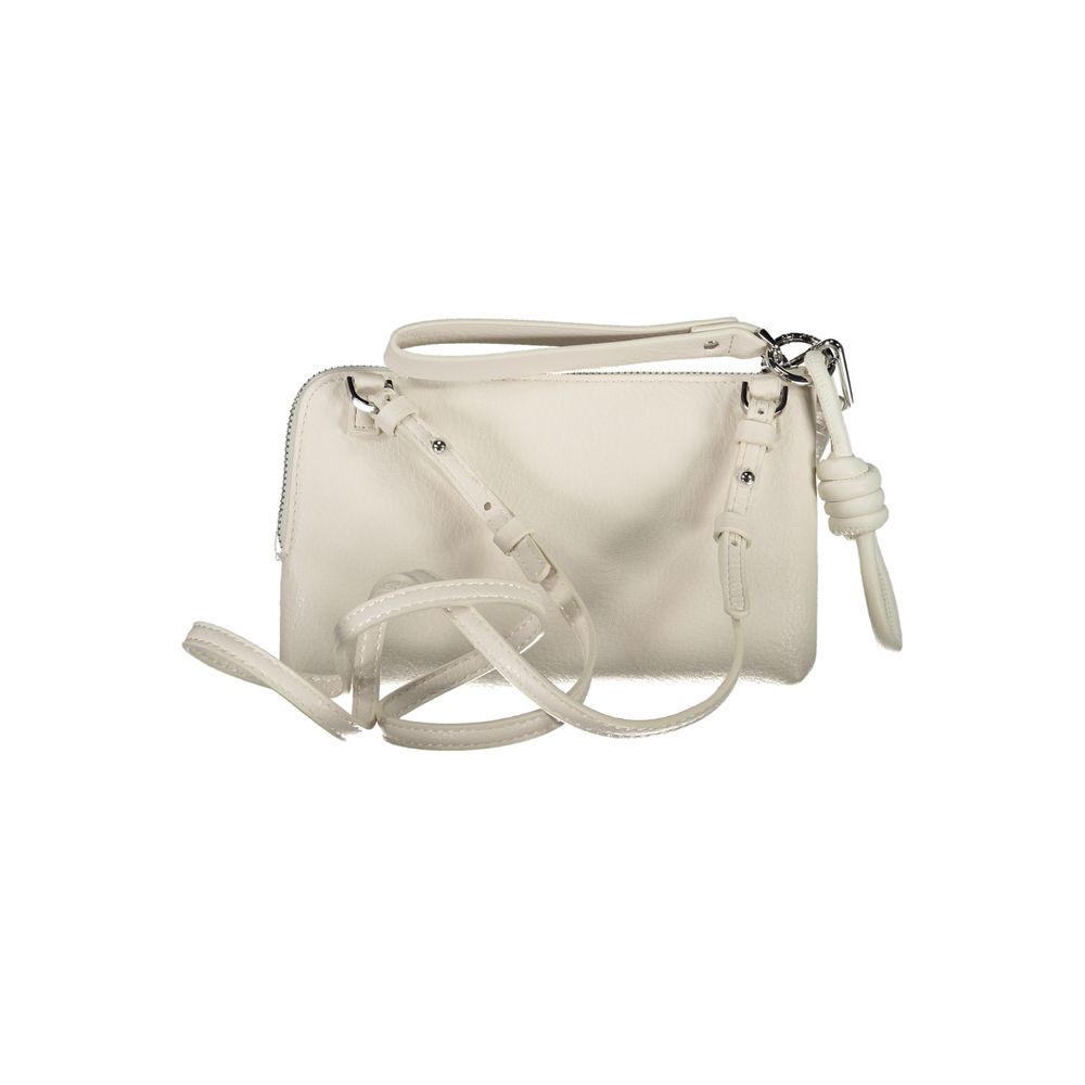 Desigual White Polyethylene Handbag - Luksusmuotia Desigual - Tutustu YVES JAVANNI® 