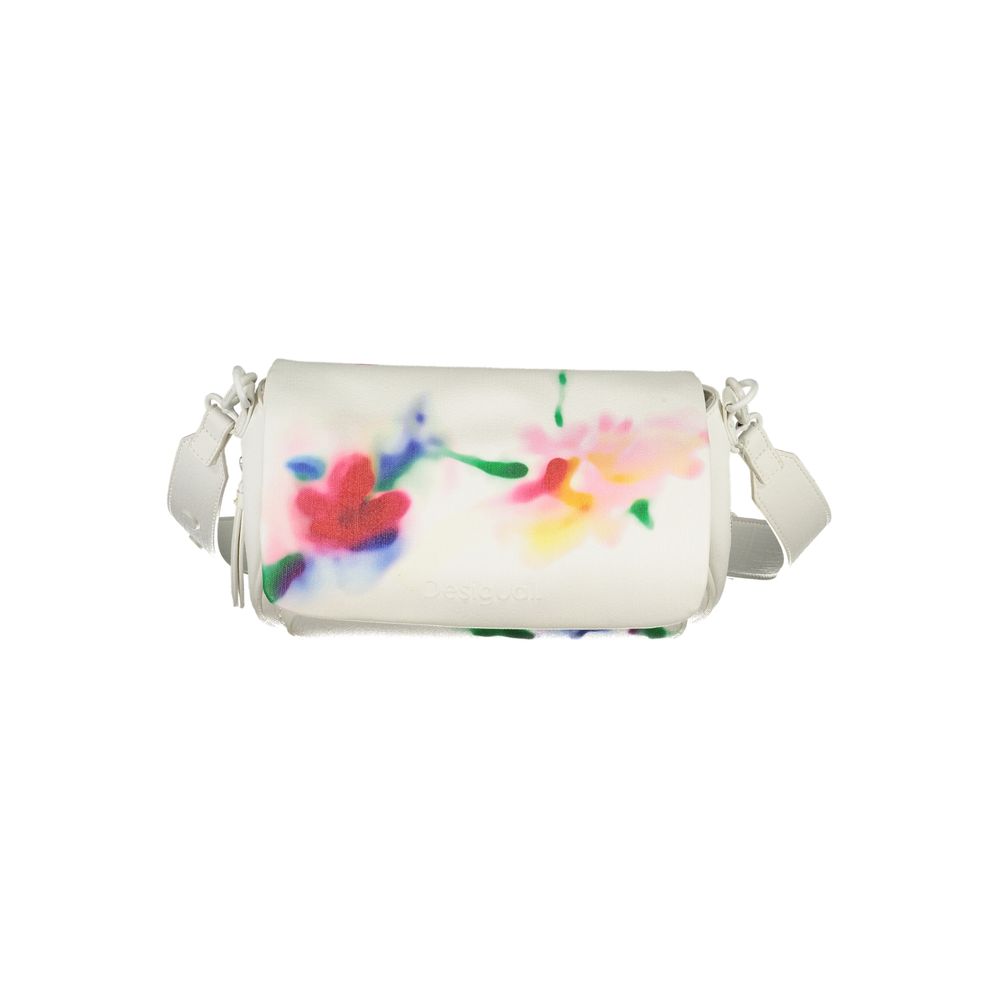 Desigual White Polyethylene Handbag - Luksuslaukut ja asusteet Desigual - Tutustu YVES JAVANNI® 