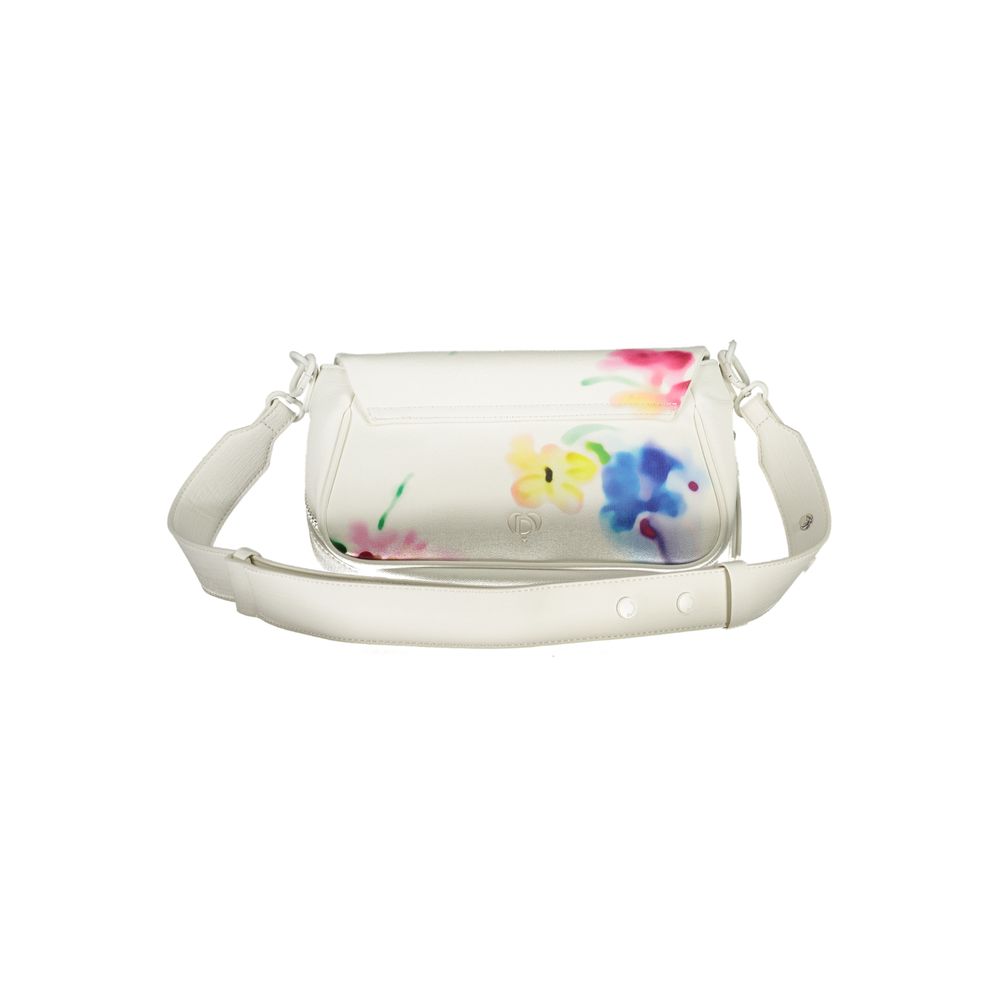 Desigual White Polyethylene Handbag - Luksusmuotia Desigual - Tutustu YVES JAVANNI® 