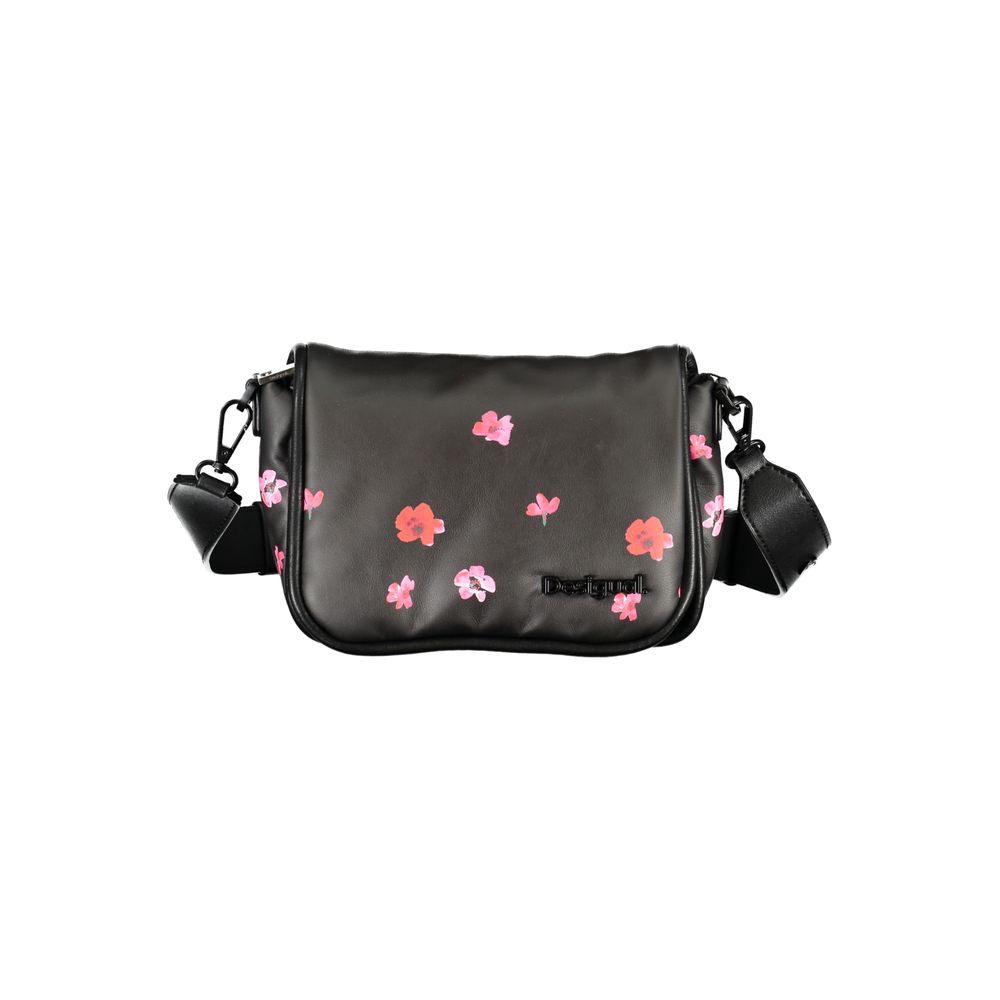 Desigual Black Polyethylene Handbag - Luksusmuotia Desigual - Tutustu YVES JAVANNI® 