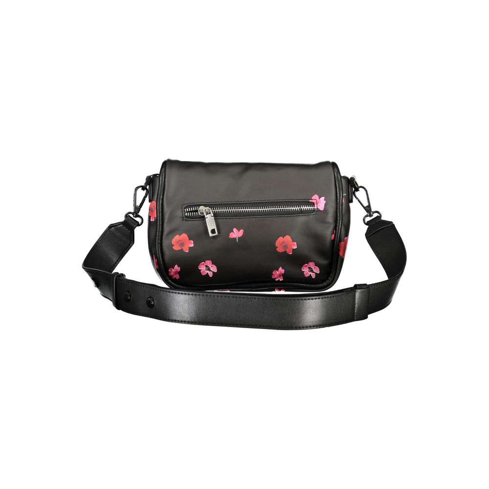 Desigual Black Polyethylene Handbag - Luksusmuotia Desigual - Tutustu YVES JAVANNI® 