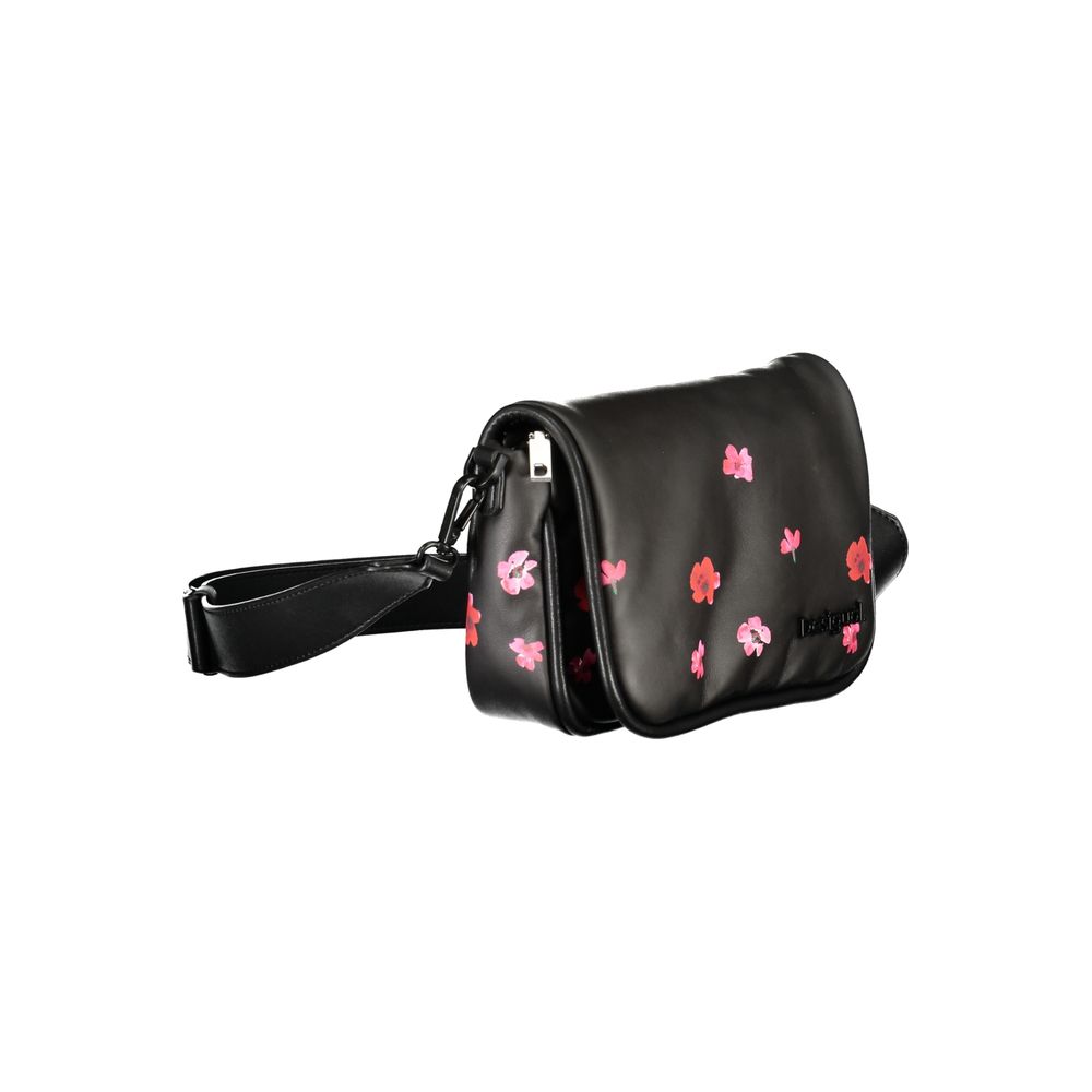 Desigual Black Polyethylene Handbag - Luksusmuotia Desigual - Tutustu YVES JAVANNI® 