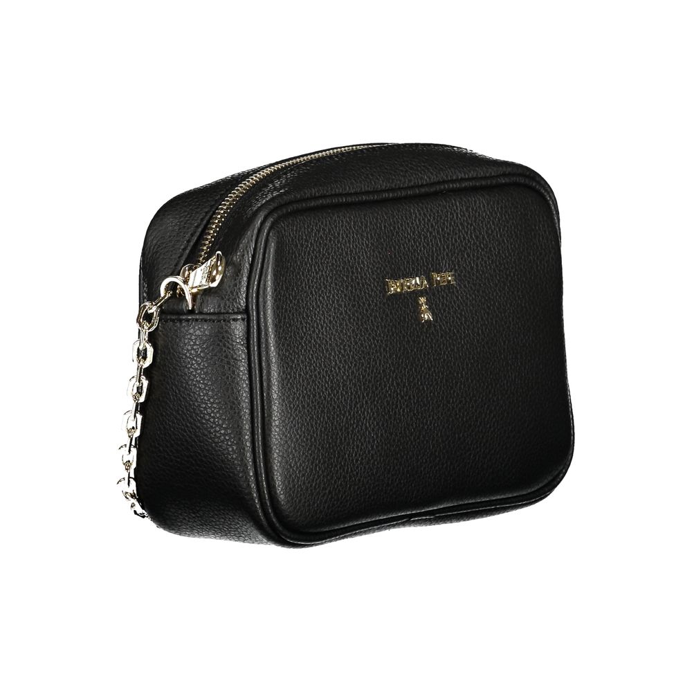 Patrizia Pepe Black Leather Handbag - Luksusmuotia Patrizia Pepe - Tutustu YVES JAVANNI® 